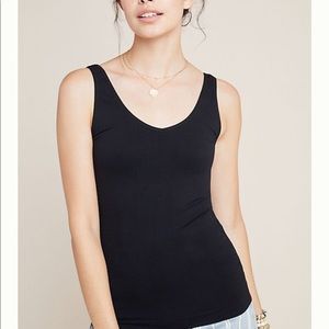 Black Anthropologie Reversible Seamless Tank